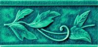 Settecento The Traditional Style Listello Fregio Emerald 7,5x15 см Бордюр