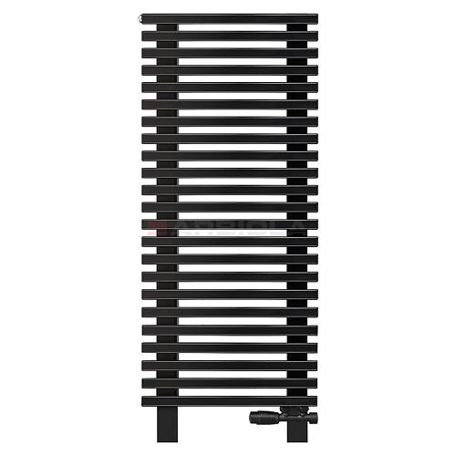 Arbiola Gorizont Compact VZ 500-63-23 секции черный горизонтальный радиатор c нижним подключением с ножками