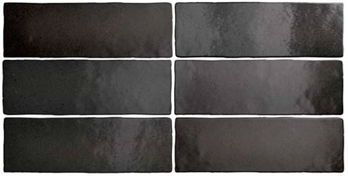 Equipe Magma Black Coal 6,5x20 см Настенная плитка