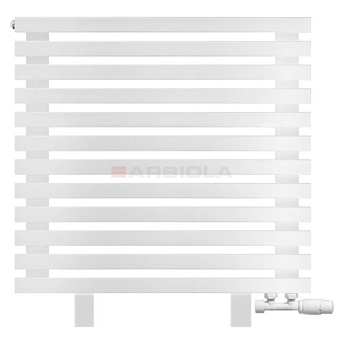 Arbiola Gorizont Ritmo VZ 700-40-12 секций белый горизонтальный  радиатор c нижним подключением (на ножках)