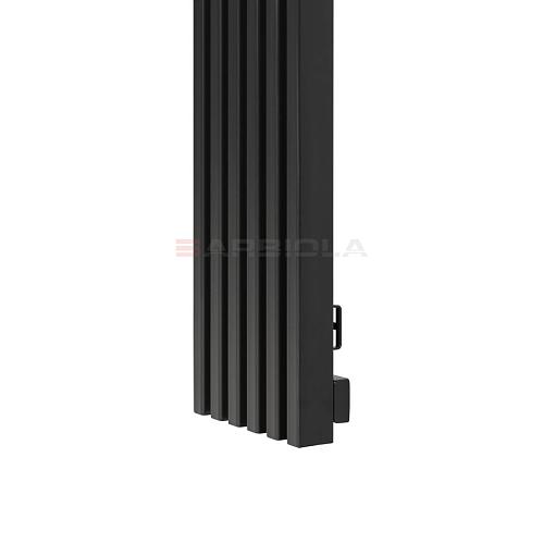 Arbiola Compact H 750-63-11 секции черный вертикальный радиатор c боковым подключением