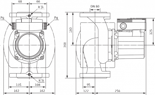 Wilo TOP-S 80/10 DM PN6 Циркуляционный насос фланцевый