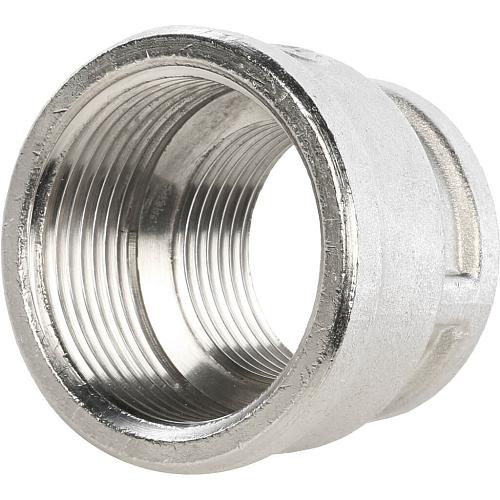 STOUT Муфта переходная внутренняя резьба никелированная 1"1/4X1"