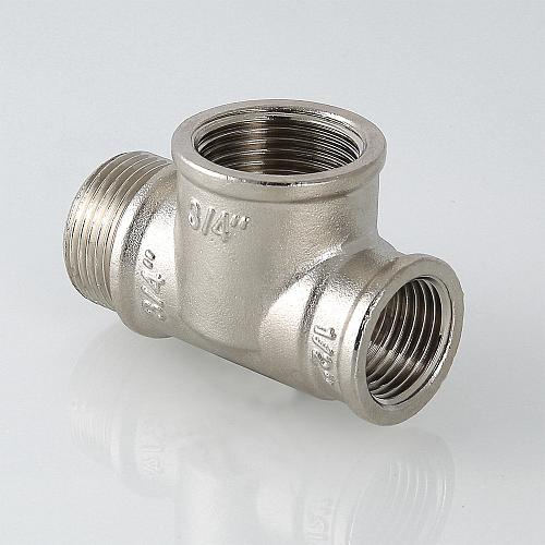 Valtec 1/2" Тройник с переходом на наружную резьбу