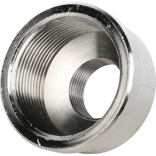 STOUT Муфта переходная внутренняя резьба никелированная 1"1/2X3/4"
