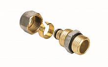 Henco Муфта обжим НР 20x1/2" латунь