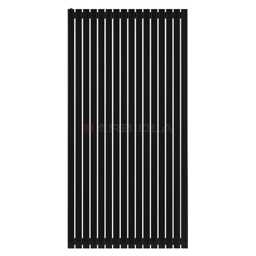 Arbiola Liner H 2200-36-16 секции черный вертикальный радиатор c боковым подключением