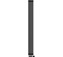КЗТО QUADRUM 30 V 1- 1750-4 R RAL1T103S9005 Радиатор (черный матовый муар) с нижним подключением
