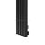 Arbiola Compact H 500-63-32 секции черный вертикальный радиатор c боковым подключением