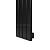 Arbiola Liner H 700-36-24 секции черный вертикальный радиатор c боковым подключением