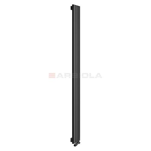 Arbiola Liner V 2200-36-02 секции черный вертикальный радиатор c нижним подключением