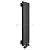 Arbiola Liner V 700-36-19 секции черный вертикальный радиатор c нижним подключением
