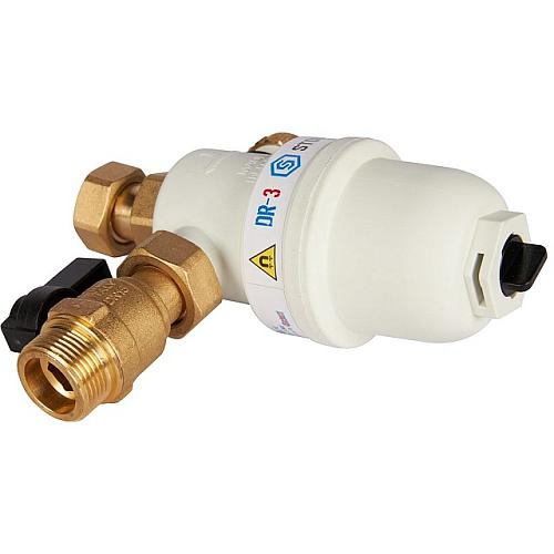 STOUT Фильтр-шламоотделитель G 3/4M-G 3/4RN-G 3/4M с магнитом для настенных котлов FW-0072-000020