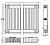 Kermi FKO 11 300х800 панельный радиатор с боковым подключением