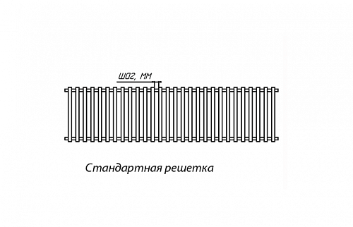 Бриз КЗТО 260 - 3800 мм Решетка декоративная дуб