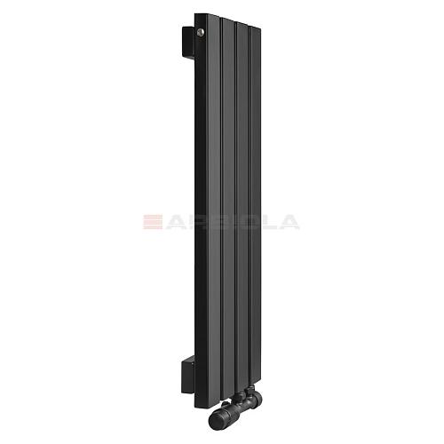 Arbiola Liner V 700-36-39 секции черный вертикальный радиатор c нижним подключением