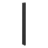Royal Thermo INSIGNIA C2180 - 04 секции RAL9005m Дизайн-радиатор  (черный) с боковым подключением