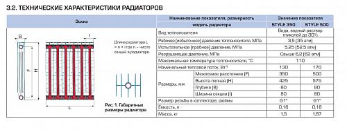 Stout Style 350 - 04 секции секционный биметаллический радиатор