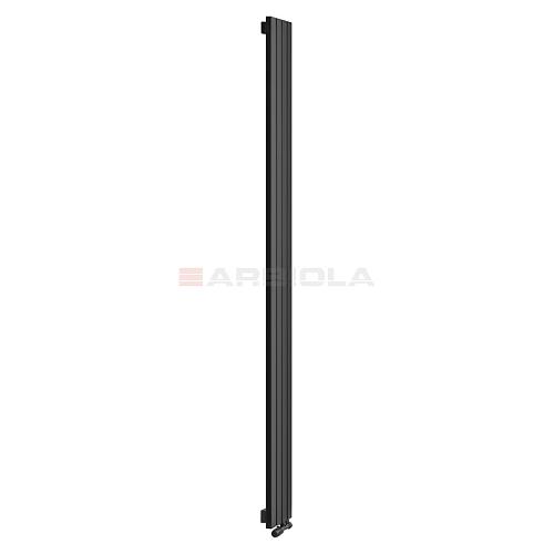 Arbiola Liner V 2500-36-02 секции черный вертикальный радиатор c нижним подключением