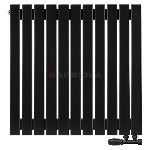 Arbiola Liner V 750-36-11 секции черный вертикальный радиатор c нижним подключением