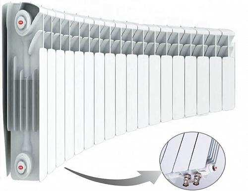 Rifar Base Ventil Flex 500- 6 секции Биметаллический радиусный радиатор