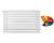 Arbiola Gorizont Iris H 750-42-09 секции цветной горизонтальный радиатор c боковым подключением