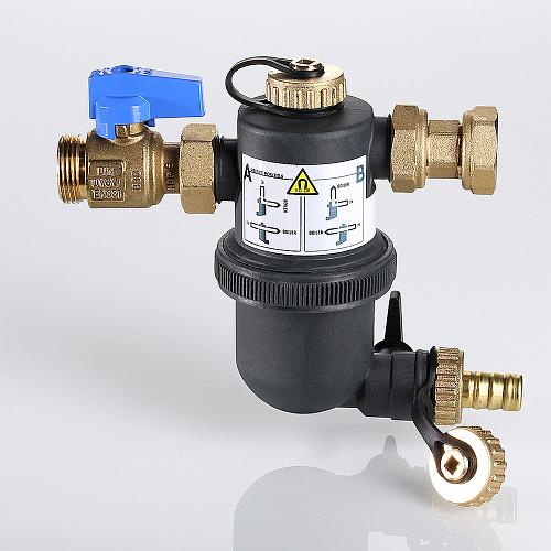 Valtec 3/4" Фильтр-дешламатор с пластиковым корпусом VT.380.B.05