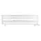 Arbiola Gorizont Ritmo VZ 2000-40-08 секций белый горизонтальный  радиатор c нижним подключением (на ножках)