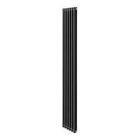 Royal Thermo INSIGNIA C2180 - 06 секций RAL9005m Дизайн-радиатор  (черный) с боковым подключением