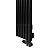 Arbiola Ritmo V 1750-40-06 секции черный вертикальный радиатор c нижним подключением