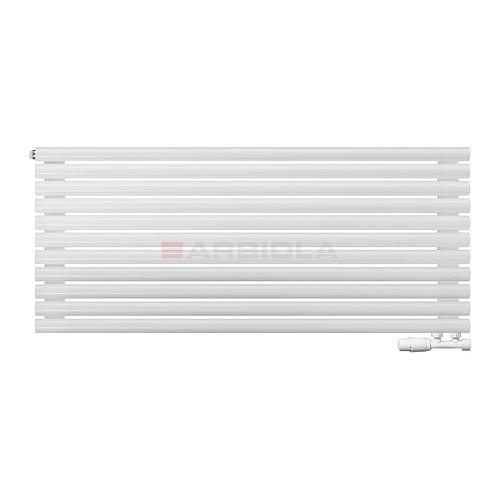 Arbiola Gorizont Iris V 1200-42-11 секции белый горизонтальный радиатор c нижним подключением