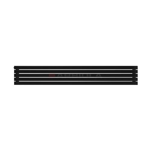 Arbiola Gorizont Liner H 2200-36-05 секции черный горизонтальный радиатор c боковым подключением