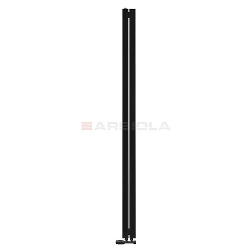 Arbiola Liner V 2000-36-02 секции черный вертикальный радиатор c нижним подключением