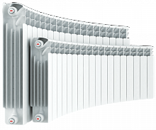 Rifar Base Flex 500- 8 секции Биметаллический радиусный радиатор