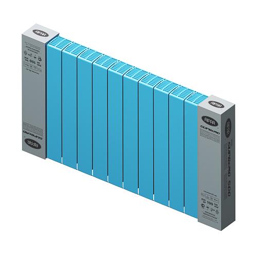 Rifar Supremo 500 - 14 секции Сапфир биметаллический секционный радиатор