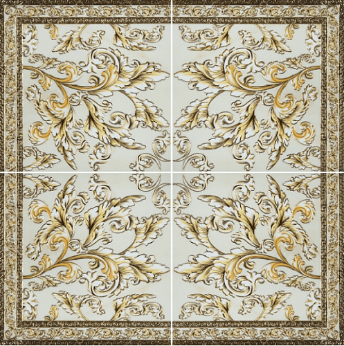 Infinity Ceramic Tiles Mola di Bari Roseton Jade 120x120 Декор