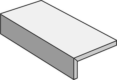 Settecento Square Elemento A.L.Calacatta Nat 15,7x47,8 см Ступень