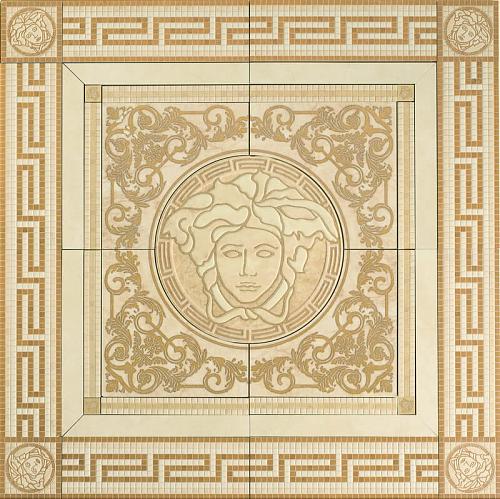 Versace Vanitas Rosone Beige 120x120 см Панно