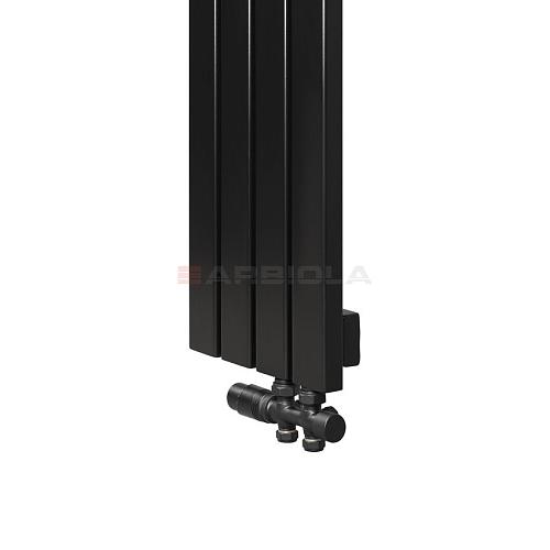 Arbiola Liner V 2200-36-02 секции черный вертикальный радиатор c нижним подключением
