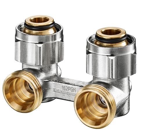 Oventrop Multiflex F 3/4"НРх3/4"НГ Узел нижнего подключения угловой