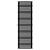 Arbiola Gorizont Ritmo H 750-40-40 секций чёрный горизонтальный  радиатор c боковым подключением