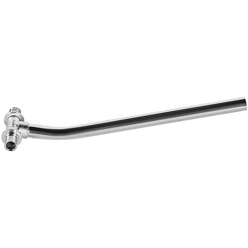 ROMMER Трубка для подключения радиатора Т-образная 16х15х16, L=250мм для труб из сшитого полиэтилена осевая