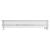 Arbiola Gorizont Compact VZ 1750-63-06 секции белый горизонтальный радиатор c нижним подключением с ножками