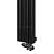 Arbiola Mono V 700-60-20 секции черный вертикальный радиатор c нижним подключением