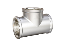 LD Pride Тройник DN15 (1/2") ВР/ВР/ВР латунь никель