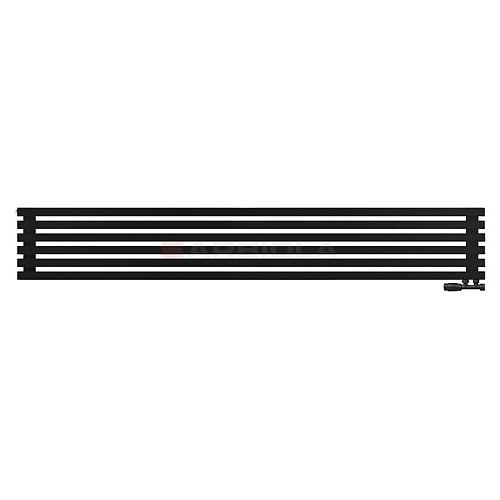 Arbiola Ritmo Gorizont V 2200-40-06 секций чёрный горизонтальный радиатор c нижним подключением