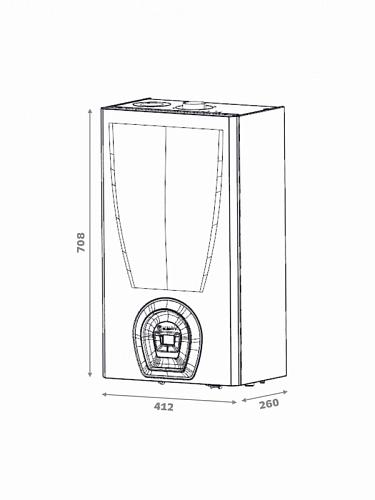 Federica Bugatti 18 VARME Котел газовый  2-х контурный со встроенным WI-FI модулем