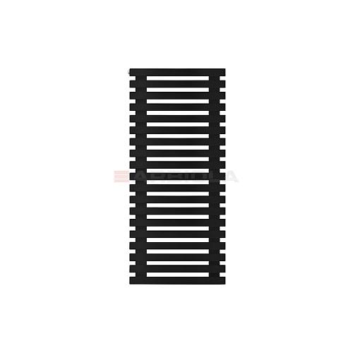 Arbiola Gorizont Ritmo H 600-40-19 секций чёрный горизонтальный  радиатор c боковым подключением