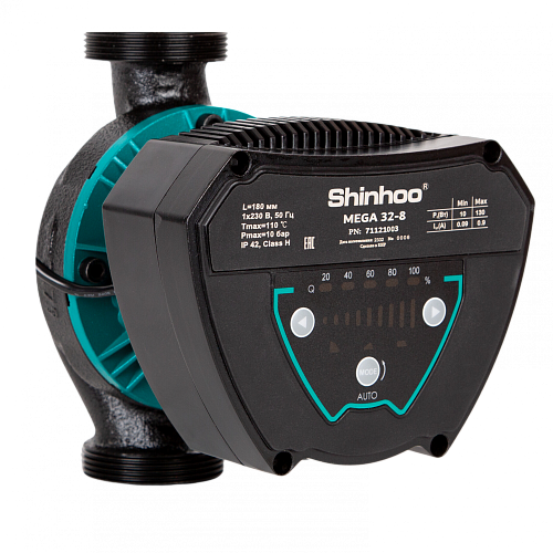 SHINHOO MEGA 32-12 1x230V Циркуляционный энергоэффективный насос