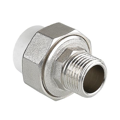 Valtec PPR Муфта 50 х 1 1/2" разъемная с переходом на наружную резьбу